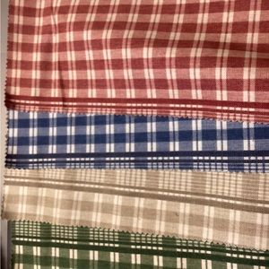 Penrose “Waverly” upholstery samples 12” by 15”  in 4 colors